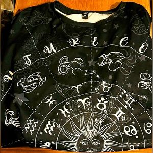 Astrological pullover 2XL oversized